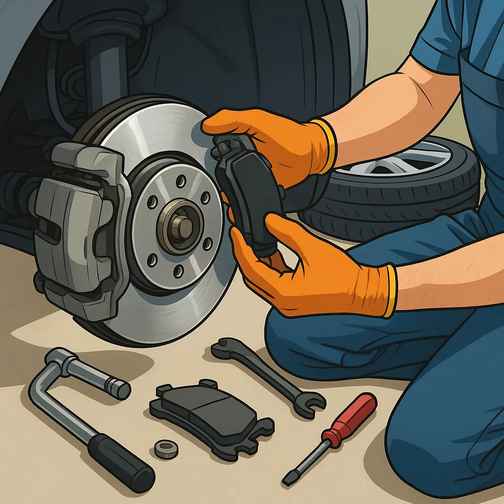 Sådan skifter du bremseklodser